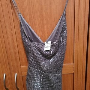 Express Sequin Spaghetti Strap